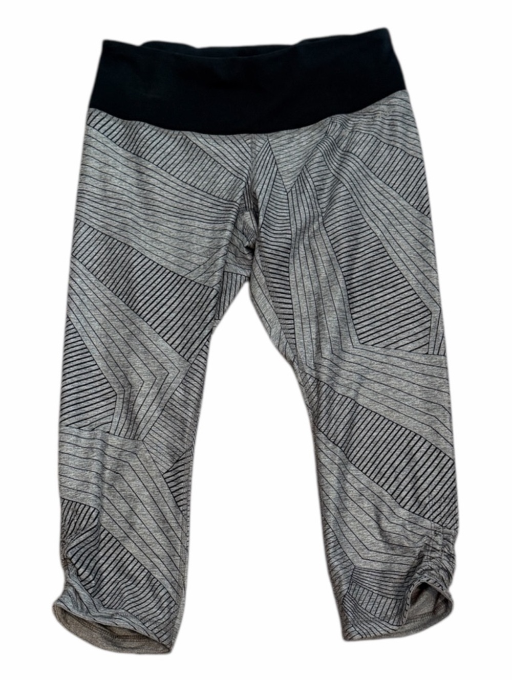 Brooks Women's Black & Gray Greenlight Capri Leggings Small